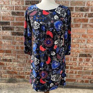 Old Navy black floral dress / XS / Excellent condition